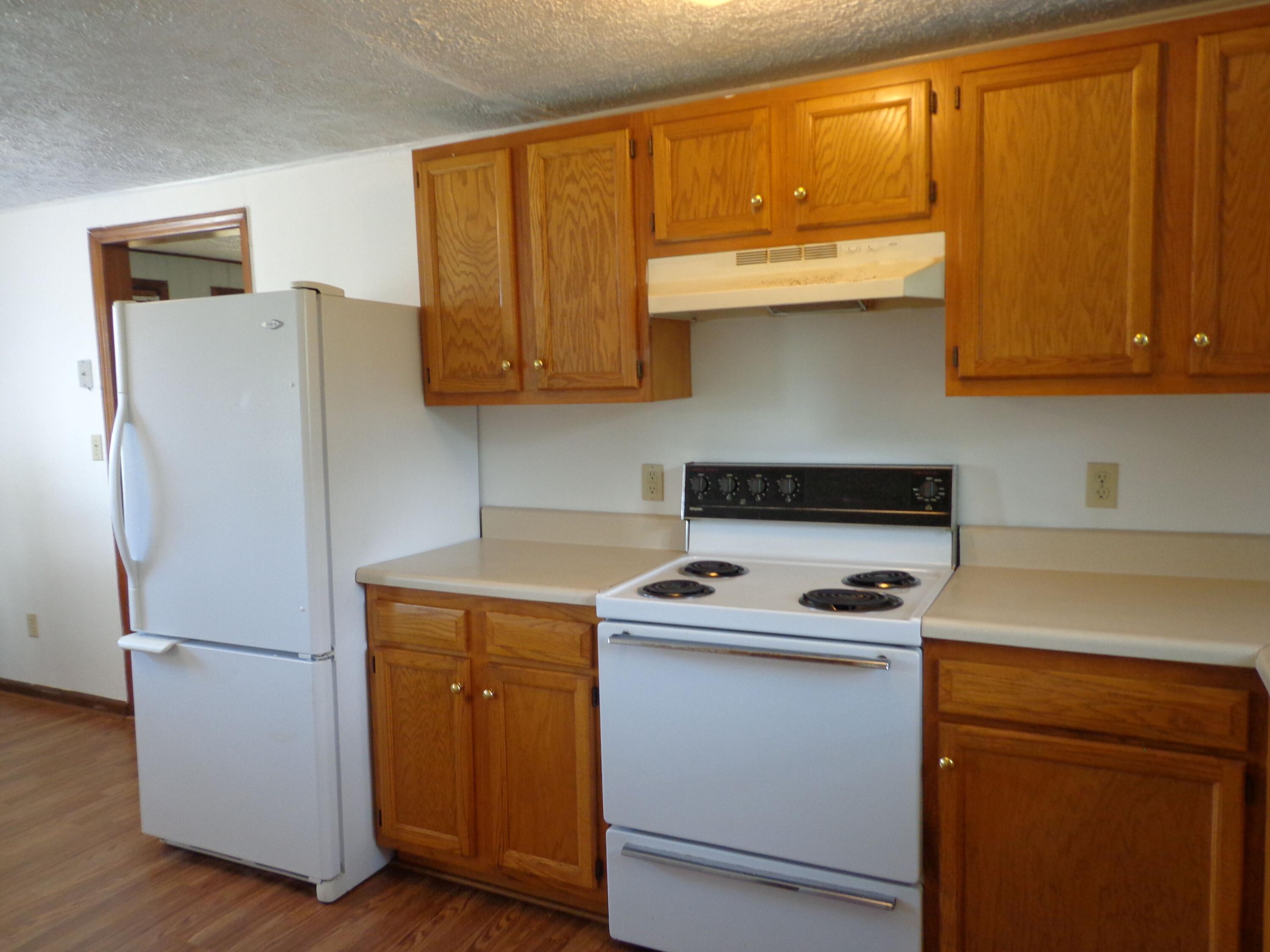 550 Hopkins Road Rocky Mount, VA 24151 - Photo 8 of 17 a kitchen with a refrigerator sink and cabinets