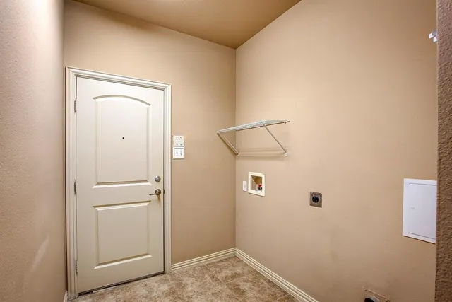 a view of front door