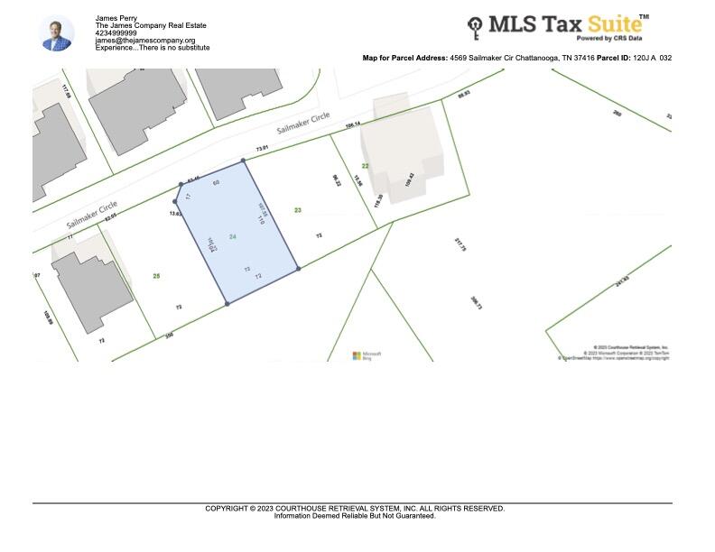 4569 Sailmaker Circle Chattanooga, TN 37416 - Photo 2 of 3 CRS Data - Property Map for 4569 Sailmak