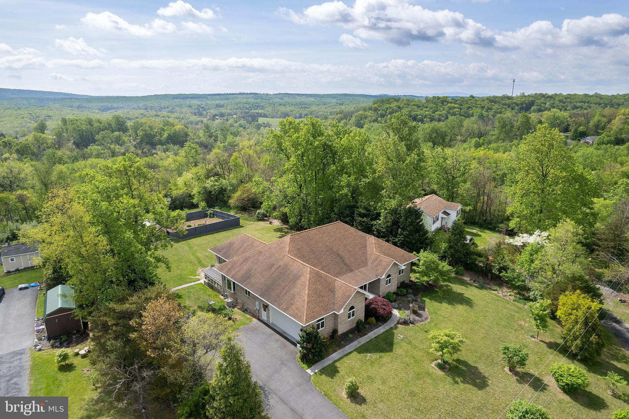 237 Aspen Trail Winchester, VA 22602 - Photo 66 of 69 an aerial view of a house with pool