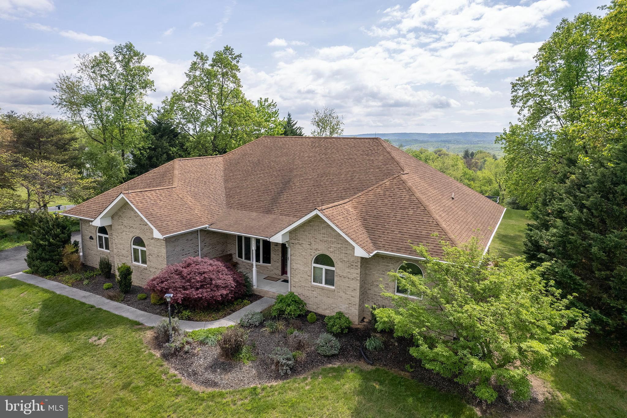 237 Aspen Trail Winchester, VA 22602 - Photo 67 of 69 a aerial view of a house with a yard and a garden