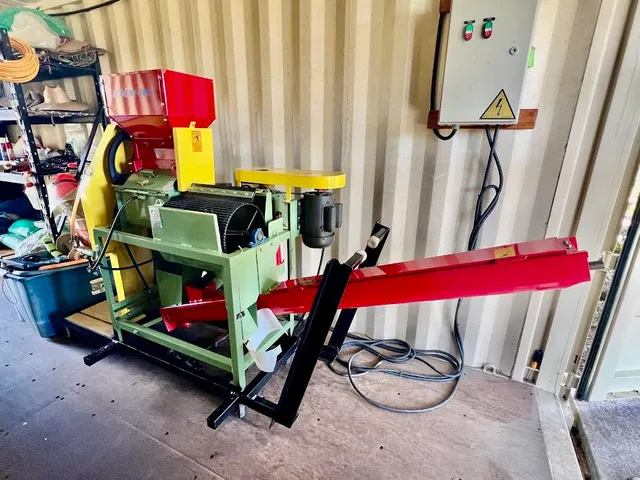 a room with musical instruments and air hockey table