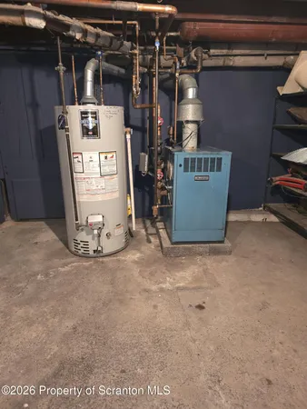 a view of water heater room
