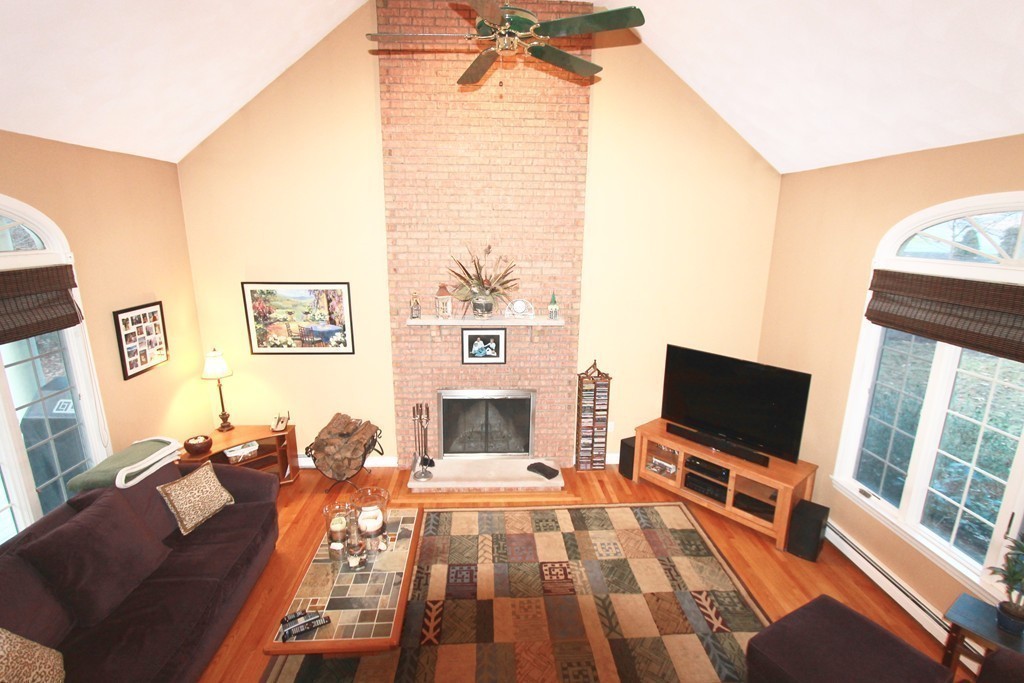 106 Flint Farm Road Middleton, MA 01949 - Photo 13 of 30 a living room with furniture and a flat screen tv