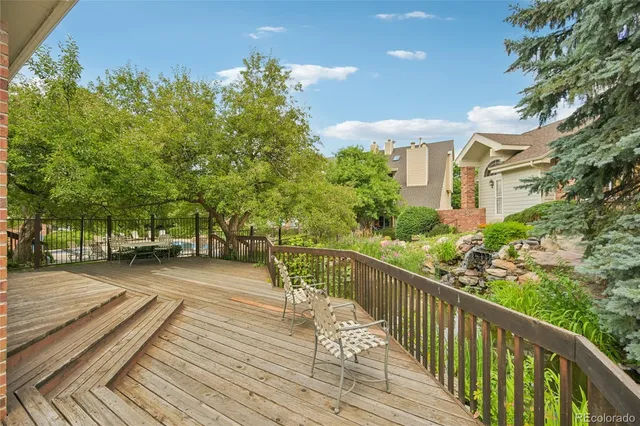 a view of a house with wooden stairs