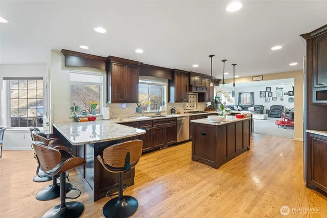 a view of a swimming pool with a lounge chairs