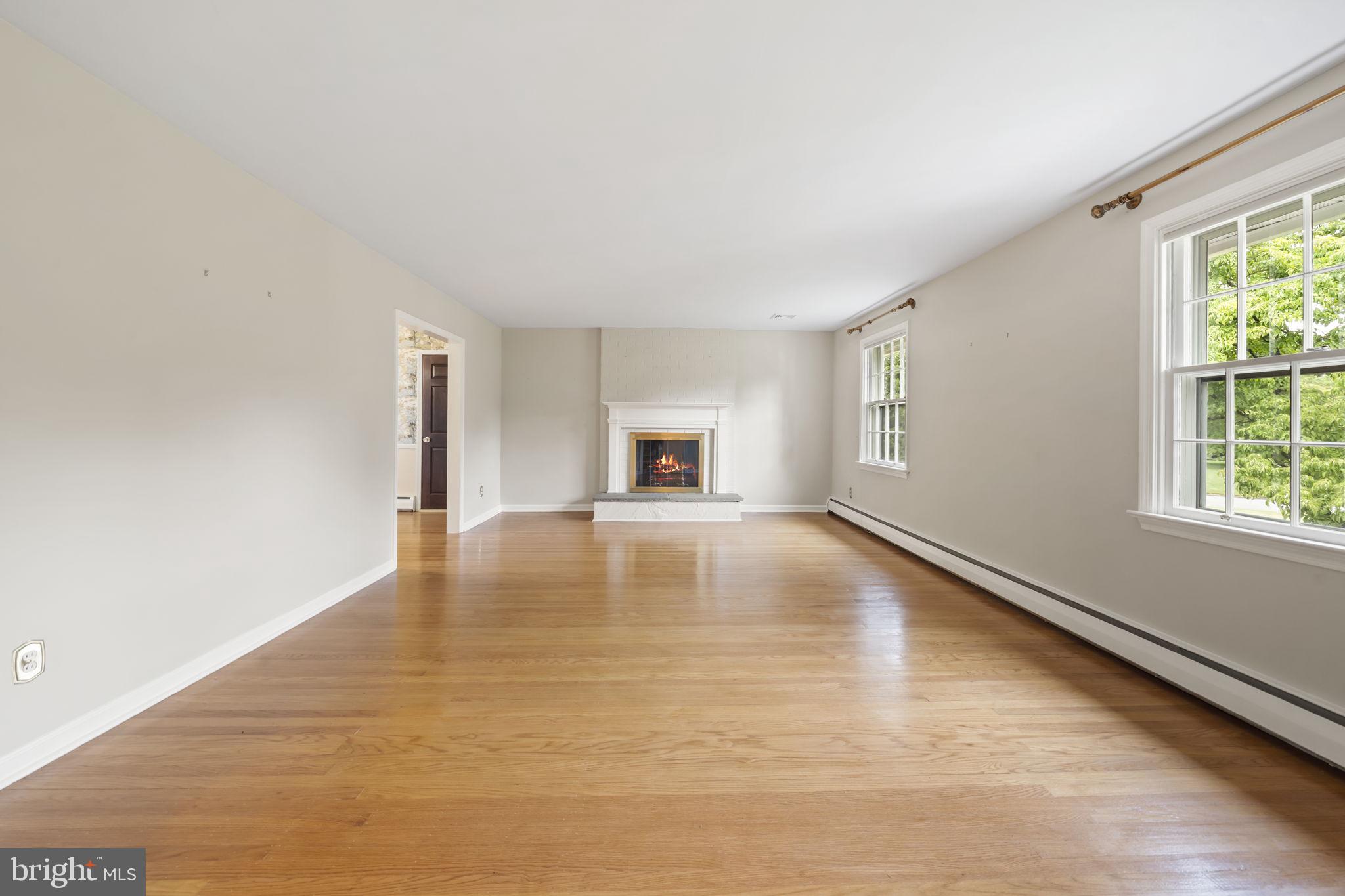 1026 Waltham Road Berwyn, PA 19312 - Photo 7 of 38 Living Room w/ gas fireplace