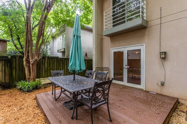 a house with trees in front of it