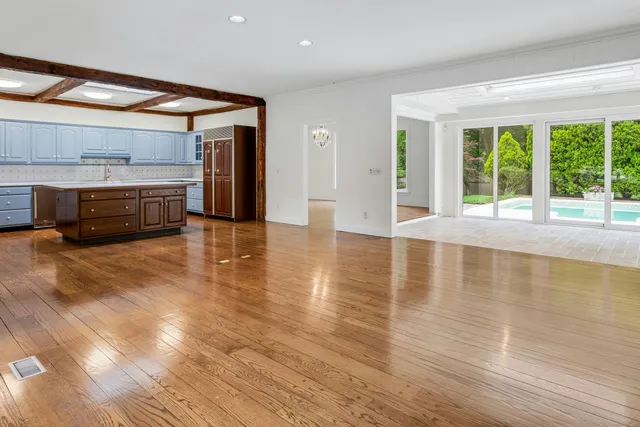 a view of a livingroom with a furniture and window