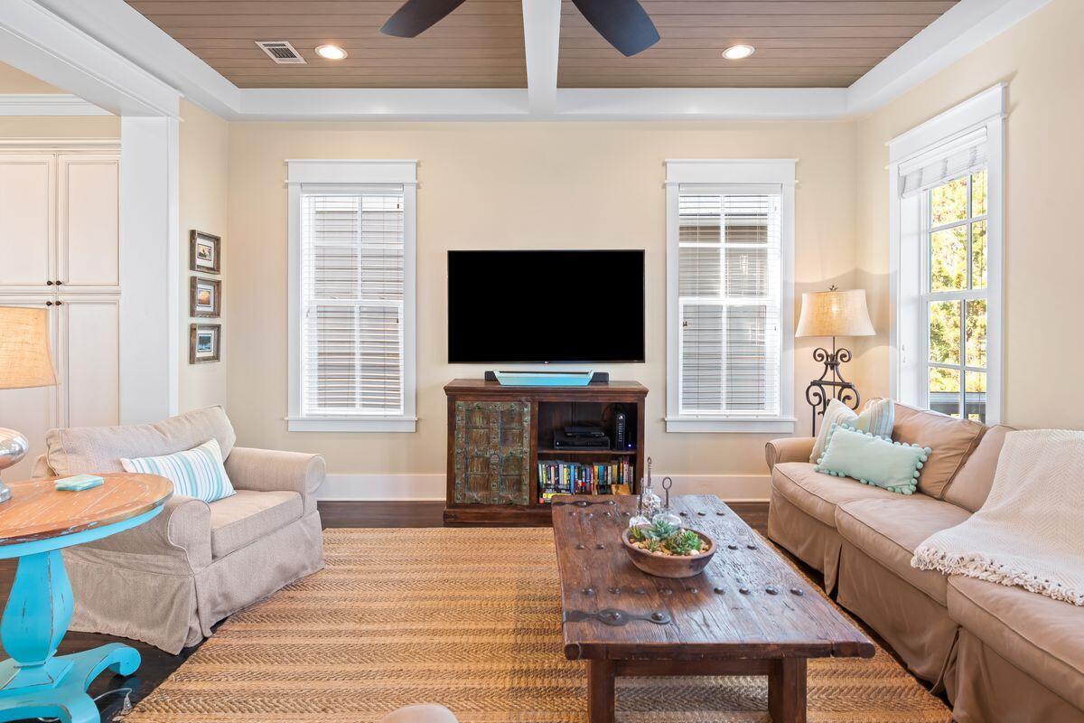 113 Lifeguard Loop West Inlet Beach, FL 32461 - Photo 13 of 51 a living room with furniture and a flat screen tv