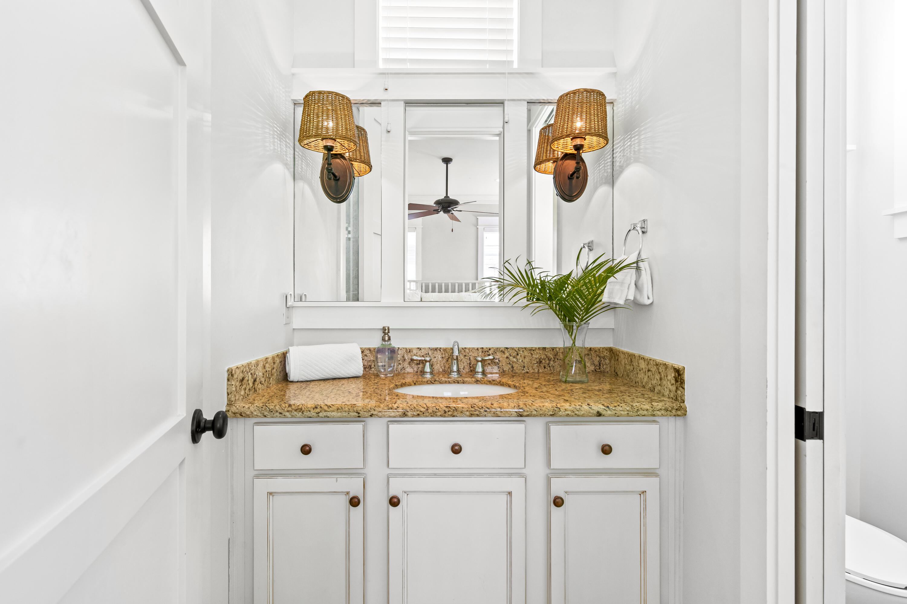 113 Lifeguard Loop West Inlet Beach, FL 32461 - Photo 25 of 51 a bathroom with a sink and a mirror