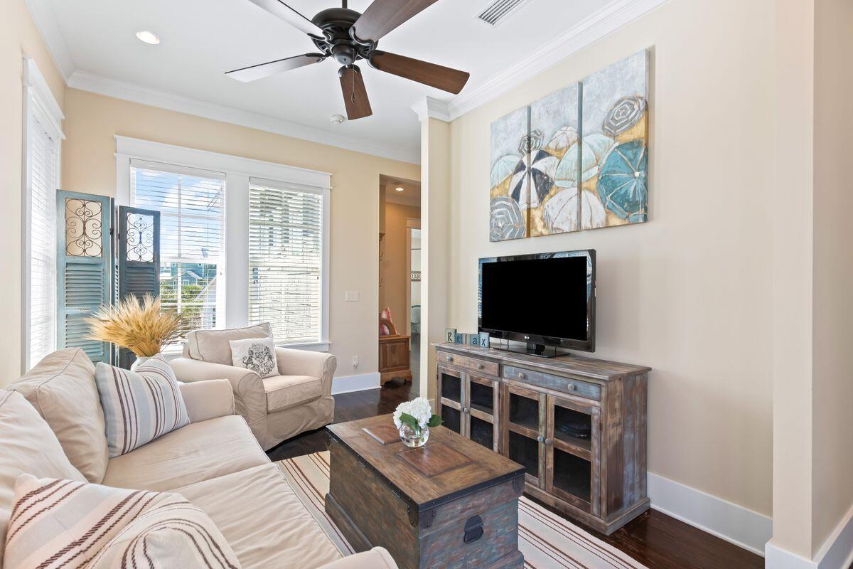 113 Lifeguard Loop West Inlet Beach, FL 32461 - Photo 27 of 51 a living room with furniture and a flat screen tv