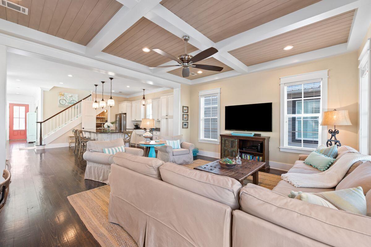 113 Lifeguard Loop West Inlet Beach, FL 32461 - Photo 9 of 51 a living room with furniture and a flat screen tv