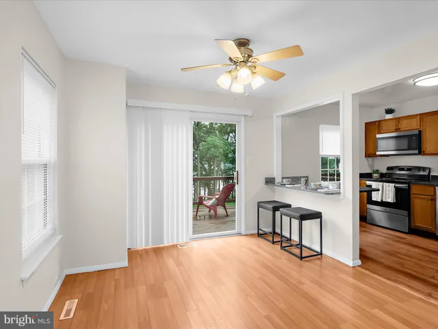 a view of a livingroom with a flat screen tv