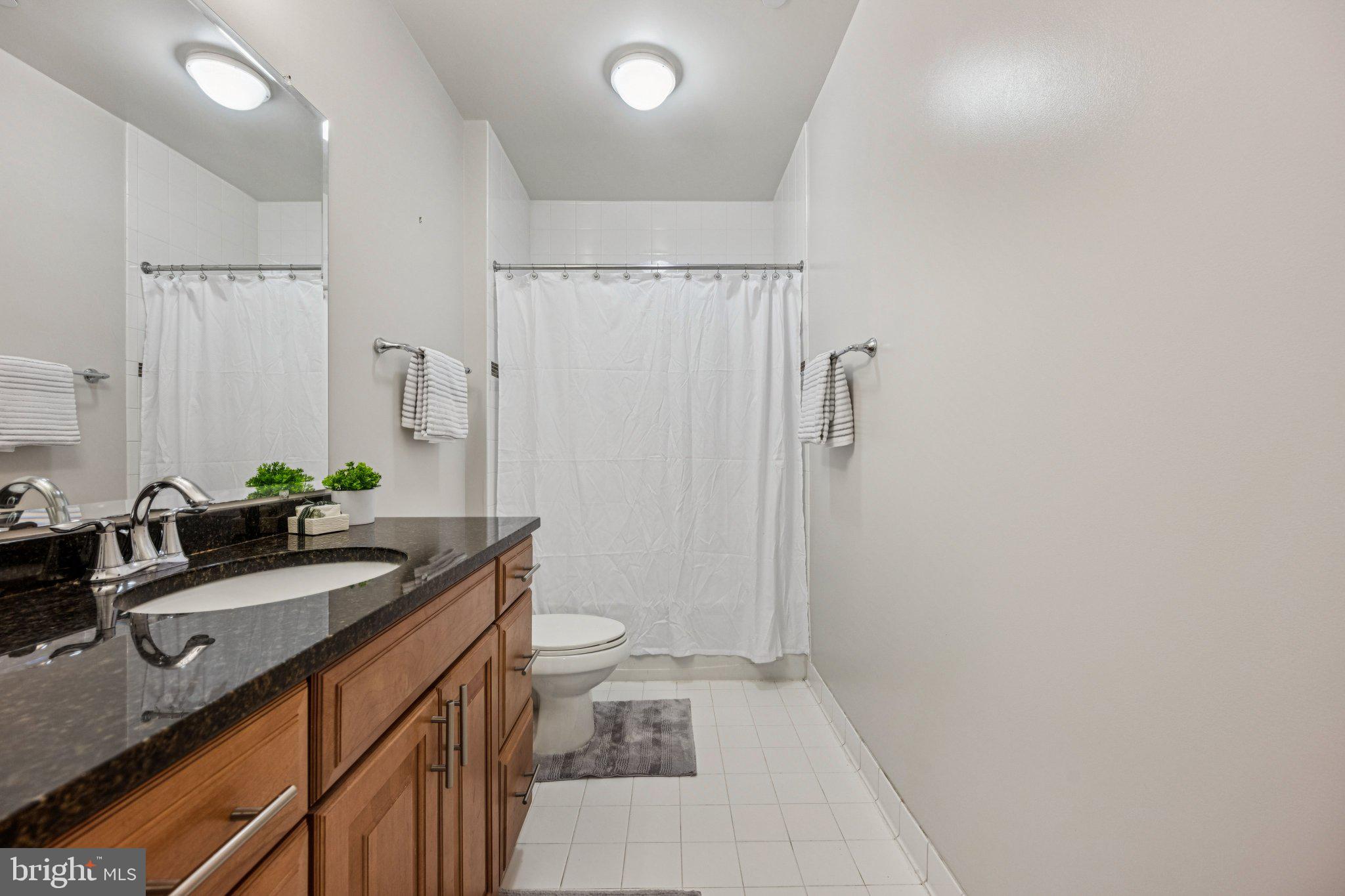 2101 North Monroe Street, Unit 107 Arlington, VA 22207 - Photo 17 of 24 a bathroom with a sink a toilet and shower