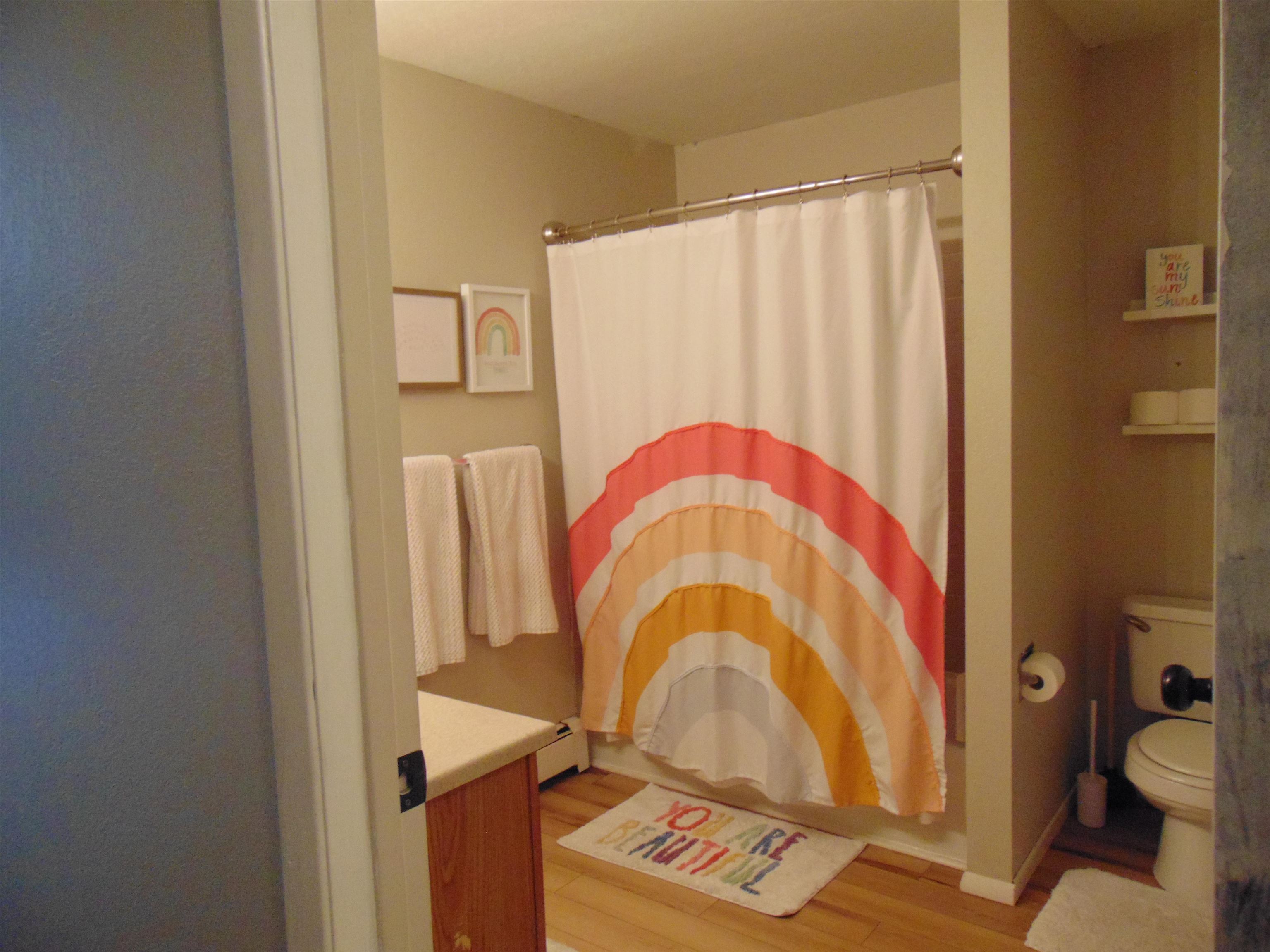 321 North Ash Street Fruita, CO 81521 - Photo 10 of 24 a bathroom with a sink toilet and shower