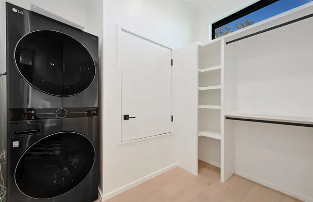 a backyard of a house