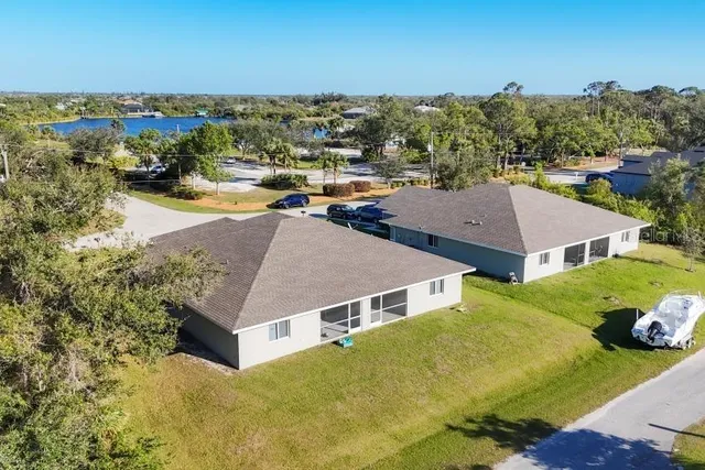 a view of a houses with a outdoor space