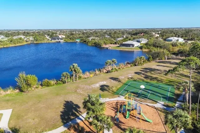 a view of beach and ocean