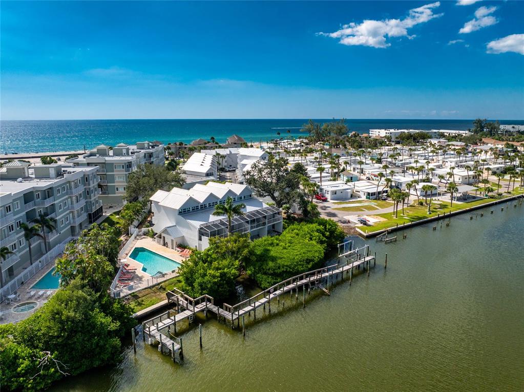 2255 North Beach Road, Unit 13 Englewood, FL 34223 - Photo 51 of 69 an aerial view of ocean residential house with outdoor space