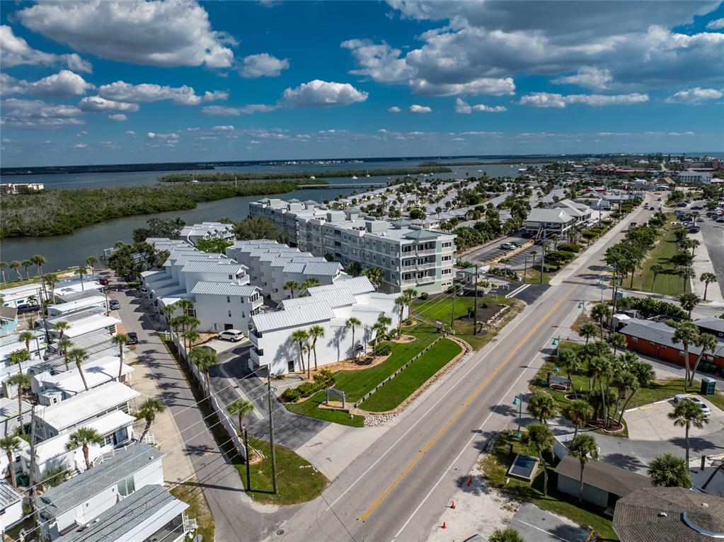 2255 North Beach Road, Unit 13 Englewood, FL 34223 - Photo 56 of 69 an aerial view of a house with a yard