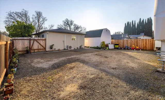 a view of a volley ball court