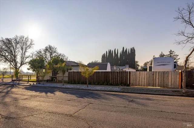 a view of a house with a patio