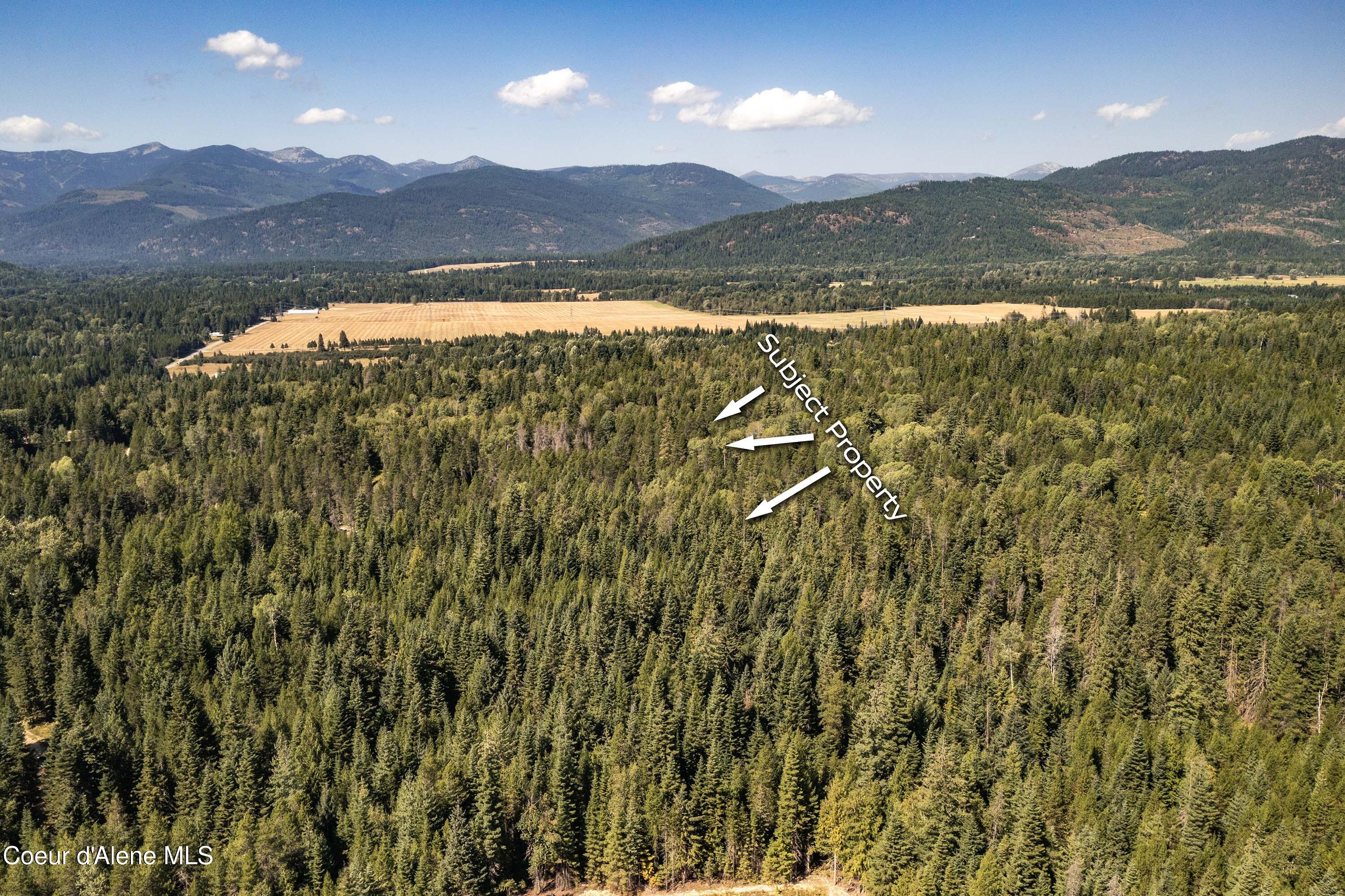 Lot 14 Ridge Way Sandpoint, ID 83864 - Photo 14 of 16 Aerial Property Marked Looking West