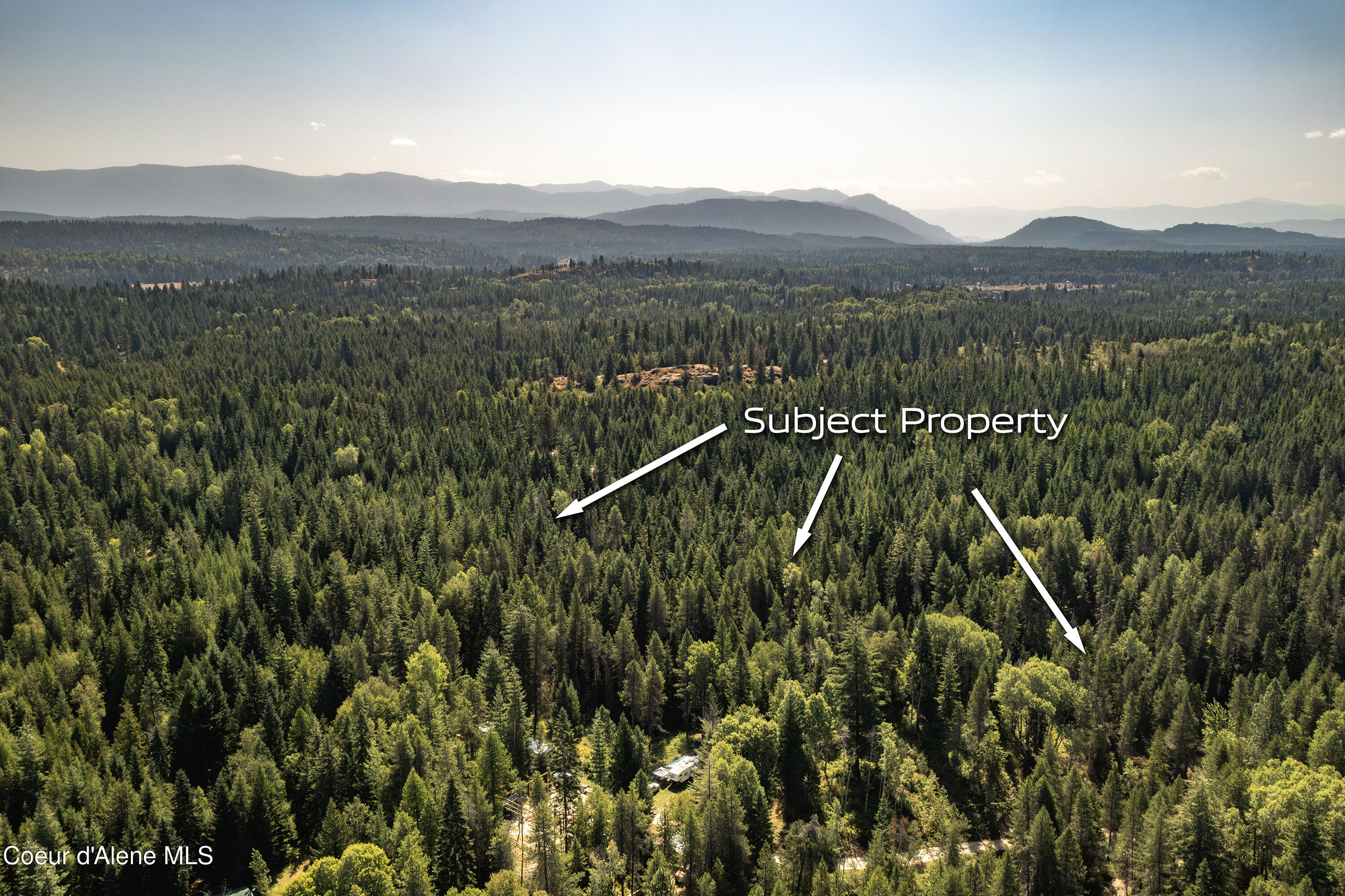 Lot 14 Ridge Way Sandpoint, ID 83864 - Photo 15 of 16 Aerial Property Marked