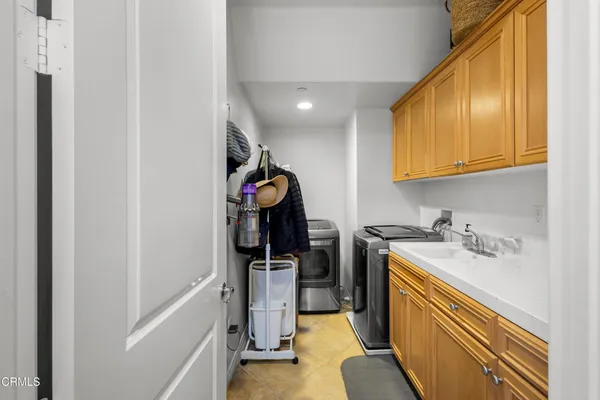 a room with storage and utility
