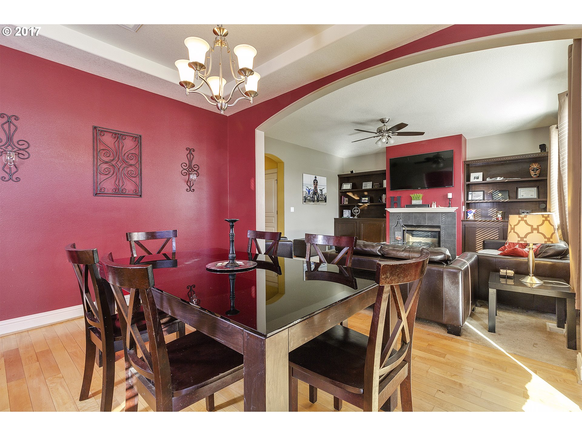 2773 North Fremont Street Cornelius, OR 97113 - Photo 9 of 24 a view of a dining room with furniture and a chandelier