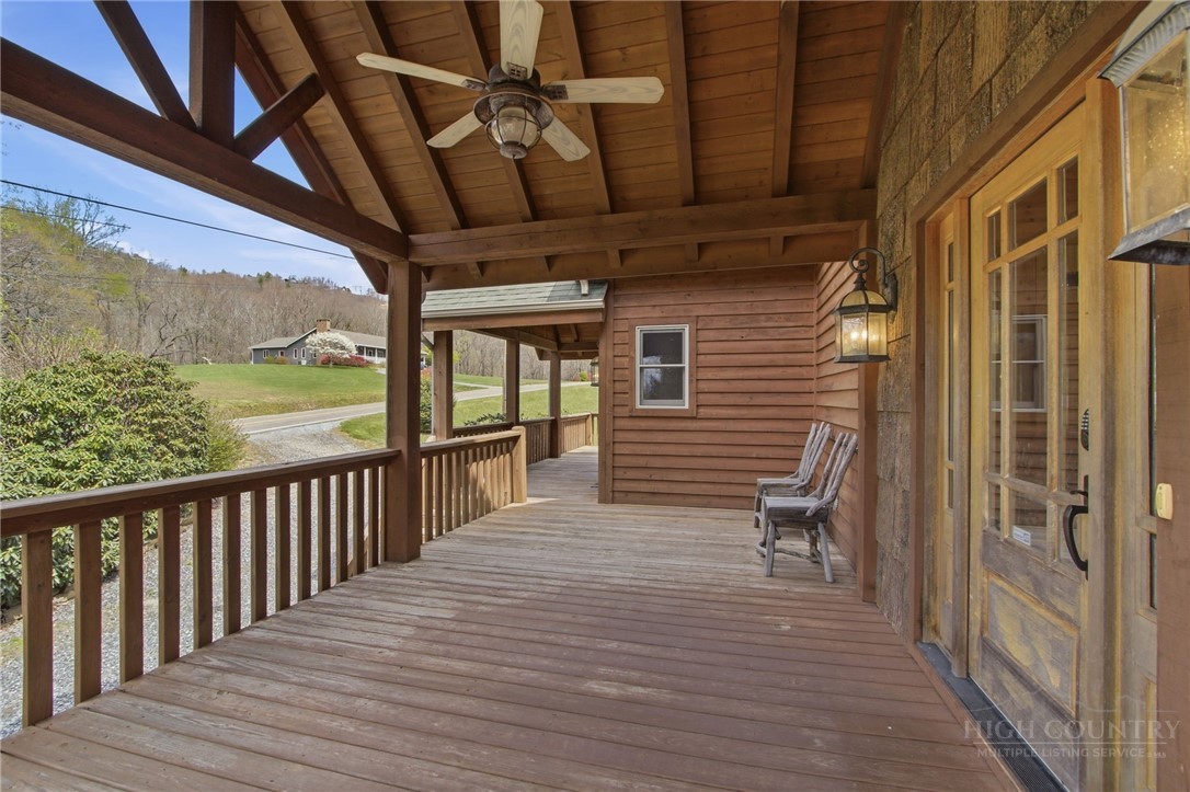 2081 Blackberry Road Boone, NC 28607 - Photo 9 of 45 a view of a balcony with wooden floor