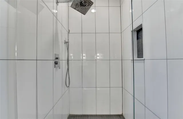 a view of a big room with carpet