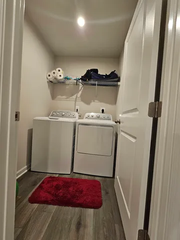 a view of washer and dryer