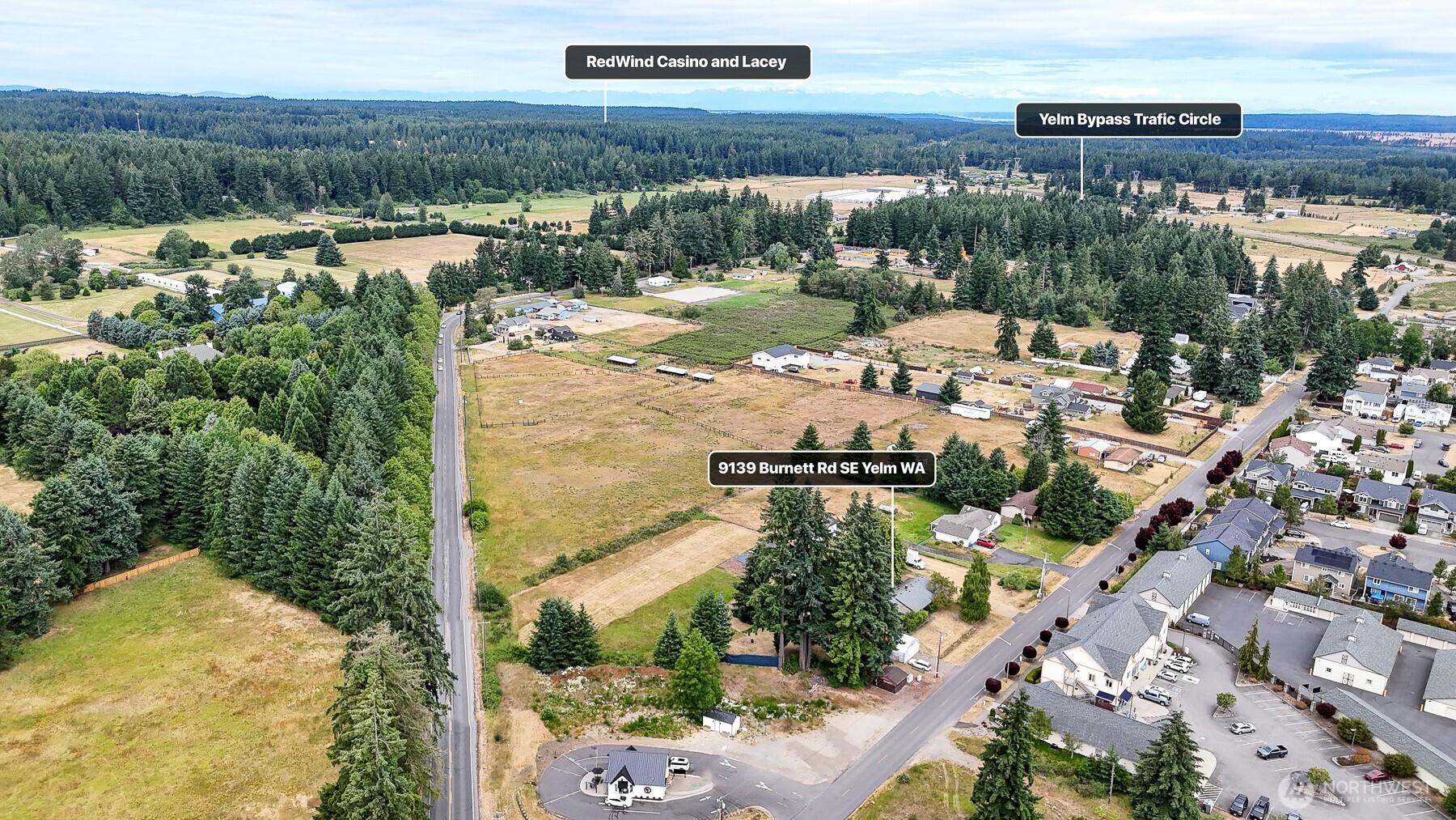 9139 Burnett Road Southeast Yelm, WA 98597 - Photo 34 of 40 a view of a lake