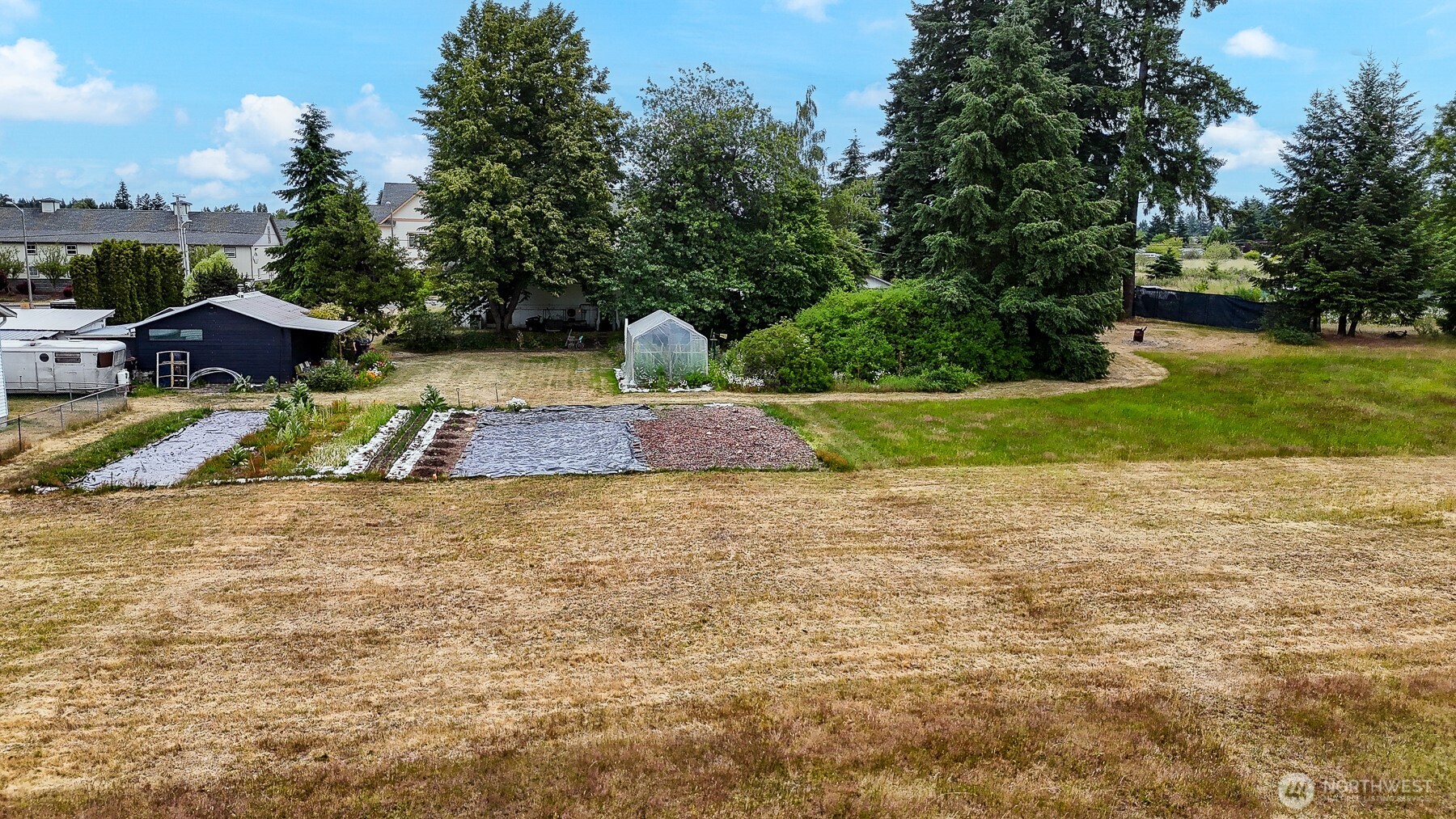 9139 Burnett Road Southeast Yelm, WA 98597 - Photo 4 of 40 a view of a yard with plants