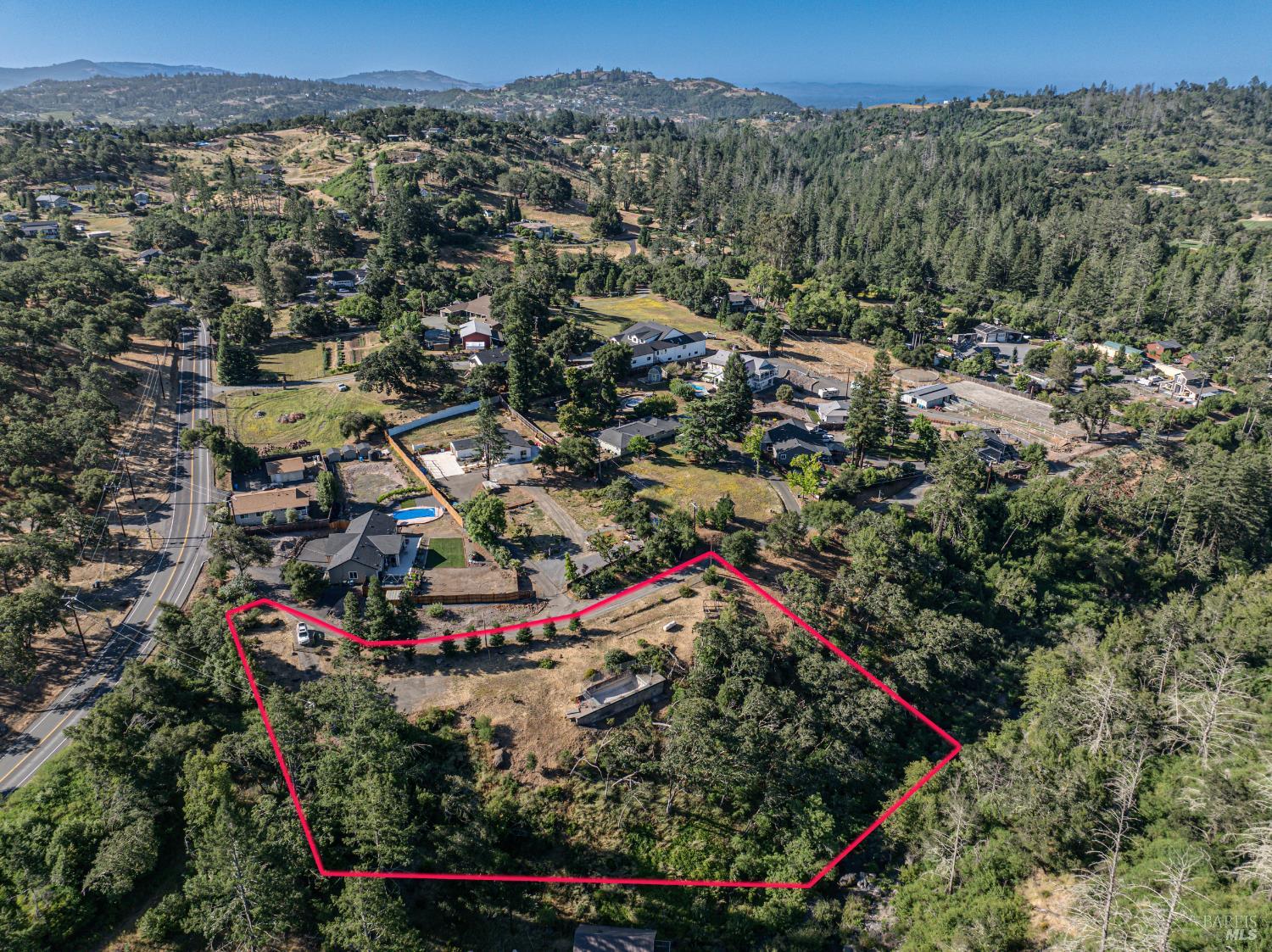5734 Mark W Lane Santa Rosa, CA 95404 - Photo 20 of 23 Measurements and boundaries shown are approximate and provided solely for visual reference. Buyer to independently investigate and verify actual property dimensions, boundaries, acreage, topography, build-ability, and all other property characteristics to their own satisfaction.