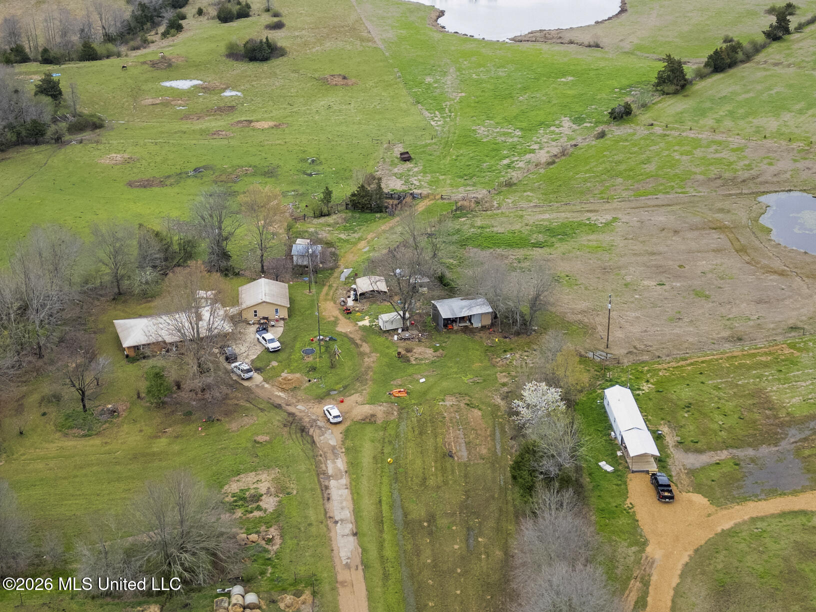 2729 Davis Road Benton, MS 39039 - Photo 32 of 38 2729 Davis Rd Drone-4