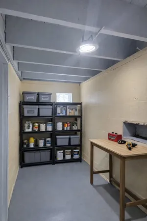 a view of workspace with furniture