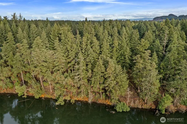 a view of lake and mountain