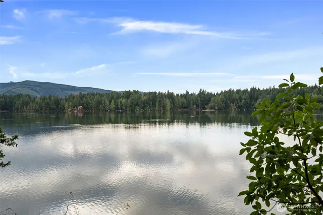 a view of a lake view with a yard