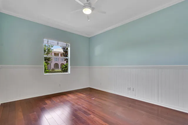 wooden floor in an empty room