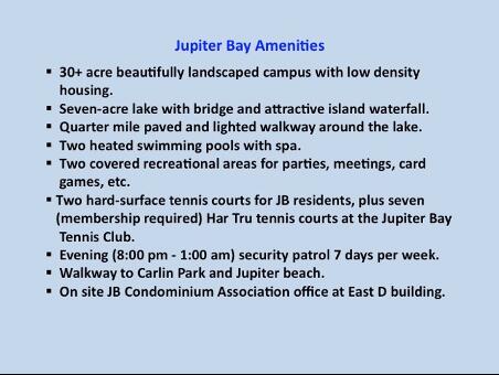 353 Highway 1, Unit A408 Jupiter, FL 33477 - Photo 30 of 30 JB Amenities
