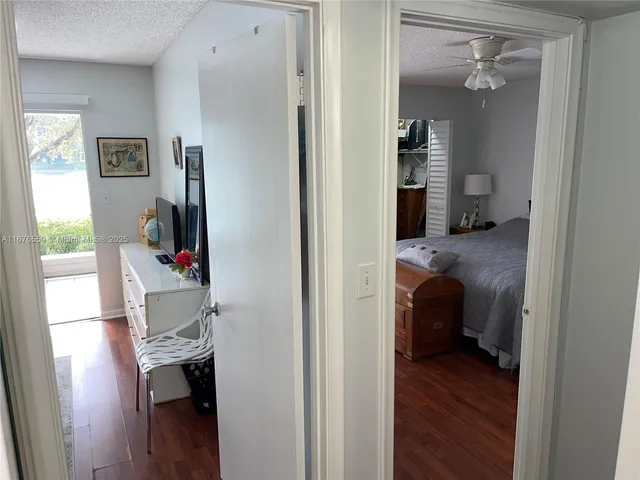a view of kitchen and living room