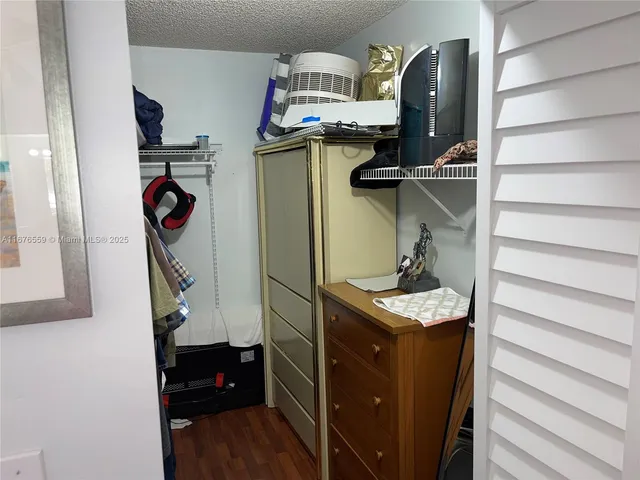 a room with storage and utility