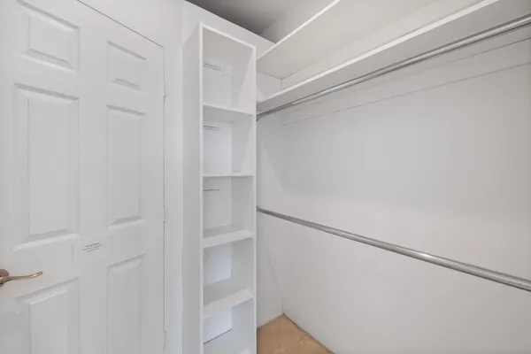 a view of a backyard with a garden and plants