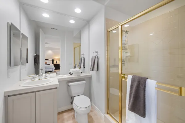 a view of city and mountain