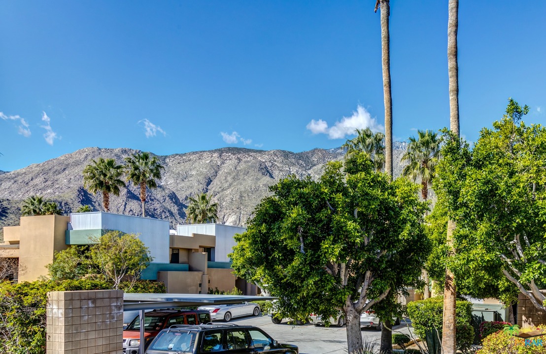 100 East Stevens Road, Unit 513 Palm Springs, CA 92262 - Photo 34 of 39 a view of a city with flower plants