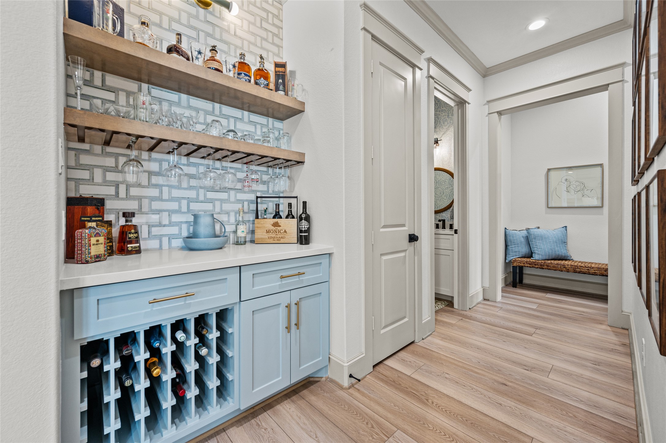 14923 Old Irish Farm Road Baytown, TX 77523 - Photo 15 of 50 Custom designed wine/bar area