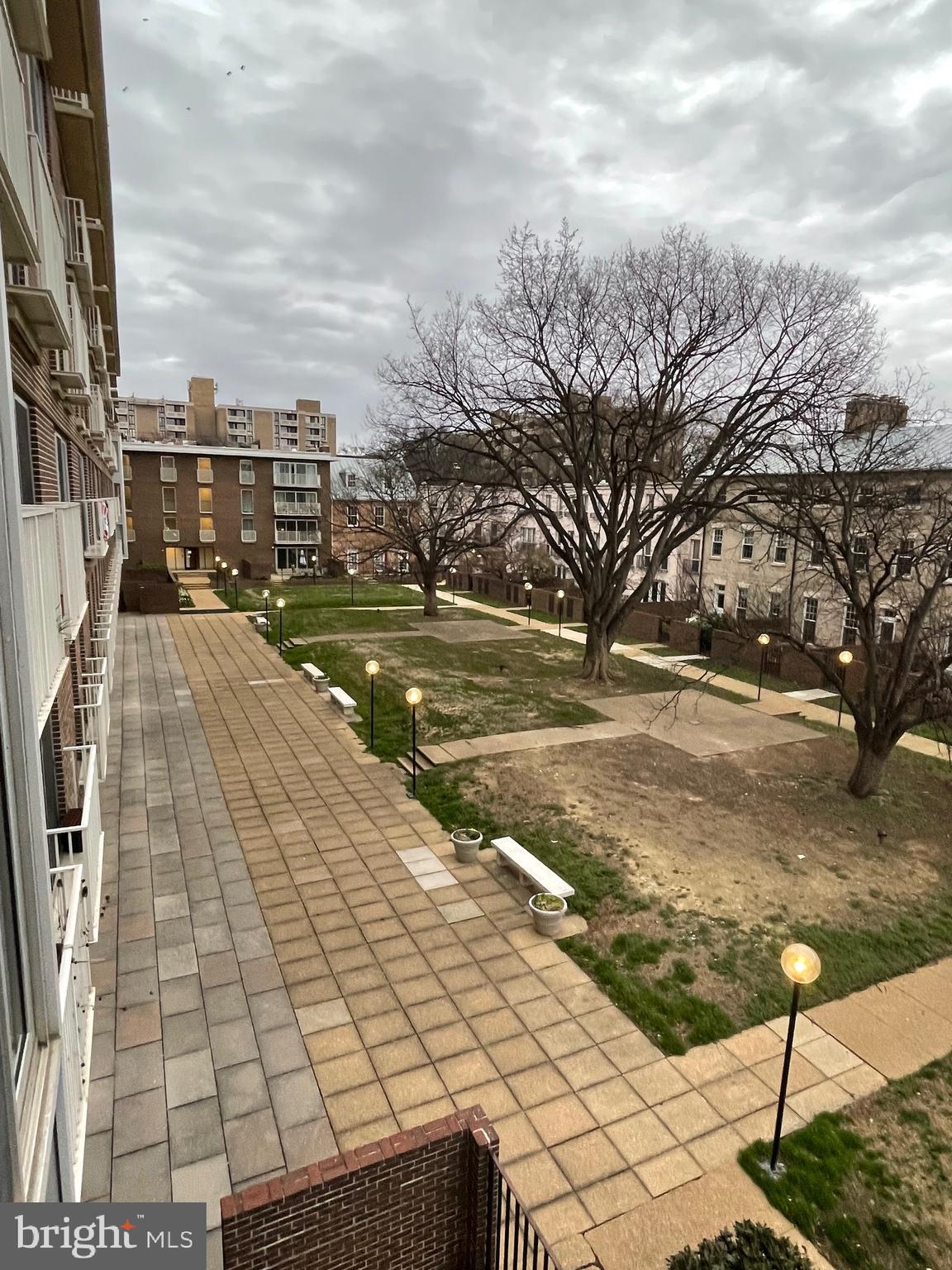 520 N Street Southwest, Unit S317 Washington, DC 20024 - Photo 30 of 64 a view of a yard with plants and trees